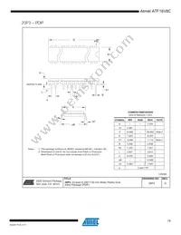 ATF16V8C-7XU Datasheet Page 19
