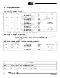 ATF16V8CZ-12JX Datasheet Page 20