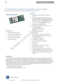 ATL010A0X43-SRZ Datasheet Cover