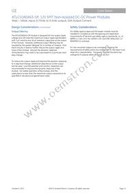 ATL010A0X43-SRZ Datasheet Page 11