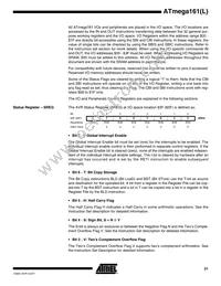ATMEGA161L-4PI Datasheet Page 21