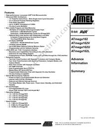 ATMEGA162V-8PI Datasheet Cover