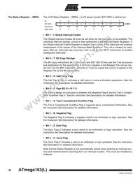 ATMEGA163L-4PI Datasheet Page 20
