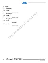 ATMEGA164P-20MCUR Datasheet Page 22