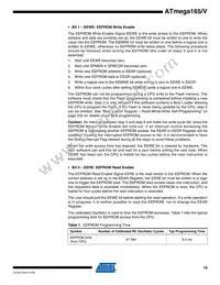 ATMEGA165V-8AI Datasheet Page 19