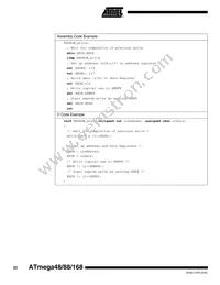 ATMEGA168-20MI Datasheet Page 22
