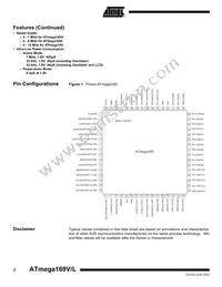 ATMEGA169V-1MC Datasheet Page 2