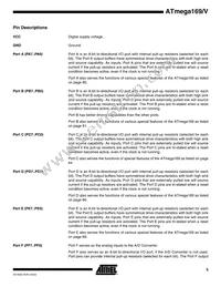 ATMEGA169V-8MU Datasheet Page 5