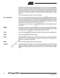 ATMEGA169V-8MU Datasheet Page 6
