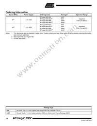 ATMEGA169V-8MU Datasheet Page 14