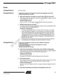 ATMEGA169V-8MU Datasheet Page 17