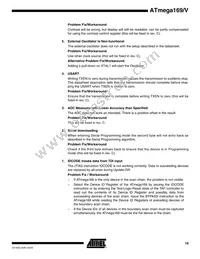 ATMEGA169V-8MU Datasheet Page 19