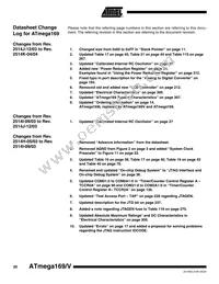 ATMEGA169V-8MU Datasheet Page 20