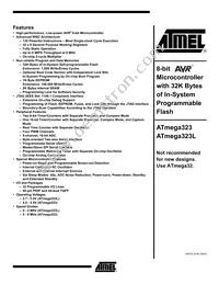 ATMEGA323L-4AI Datasheet Cover