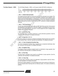 ATMEGA323L-4AI Datasheet Page 21
