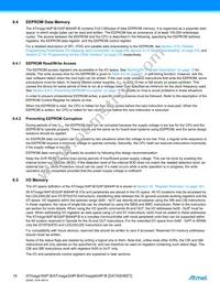 ATMEGA324P-B15AZ Datasheet Page 18