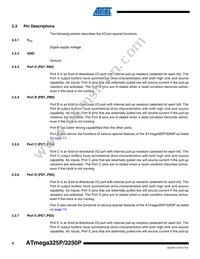 ATMEGA3250PV-10AUR Datasheet Page 6