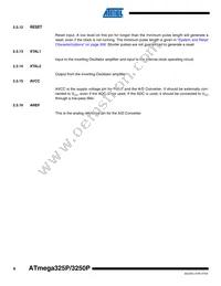 ATMEGA3250PV-10AUR Datasheet Page 8