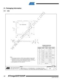 ATMEGA3250PV-10AUR Datasheet Page 20