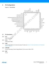 ATMEGA32HVE2-PLQW Datasheet Page 3