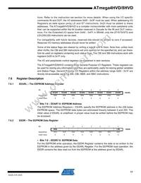 ATMEGA4HVD-4MX Datasheet Page 17