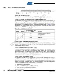 ATMEGA4HVD-4MX Datasheet Page 18