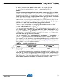 ATMEGA4HVD-4MX Datasheet Page 19