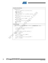 ATMEGA4HVD-4MX Datasheet Page 20