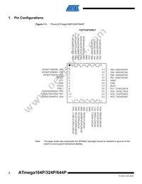 ATMEGA644P-A15AZ Datasheet Page 2