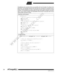 ATMEGA8L-8MI Datasheet Page 20