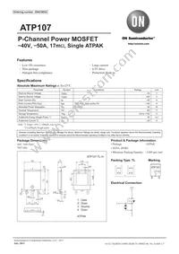 ATP107-TL-H Datasheet Cover