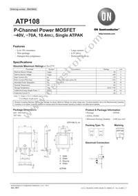 ATP108-TL-H Datasheet Cover