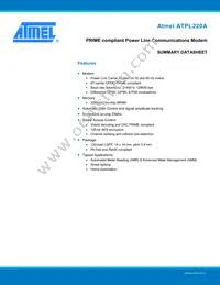 ATPL220A-A1U-Y Datasheet Cover