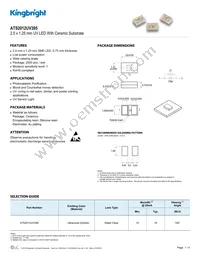 ATS2012UV395 Datasheet Cover