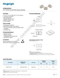 ATS2012UV415 Datasheet Cover