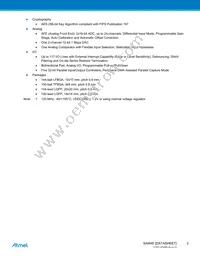 ATSAM4E8EA-CUR Datasheet Page 3