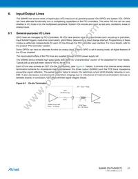 ATSAM4E8EA-CUR Datasheet Page 21