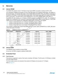 ATSAMG55J19A-MUT Datasheet Page 20