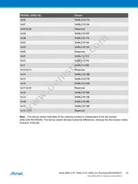 ATSAML21J18A-MUT Datasheet Page 12