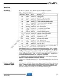 ATTINY11-6SU Datasheet Page 13