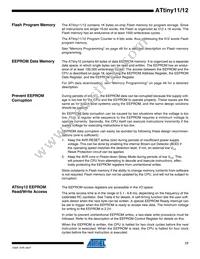 ATTINY11-6SU Datasheet Page 17