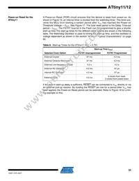 ATTINY11-6SU Datasheet Page 23