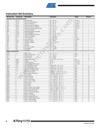 ATTINY12L-4PU Datasheet Page 8
