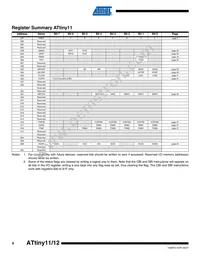 ATTINY12V-1SI Datasheet Page 6