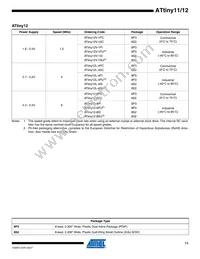 ATTINY12V-1SI Datasheet Page 11