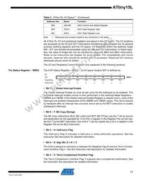 ATTINY15L-1SU Datasheet Page 11