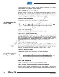 ATTINY15L-1SU Datasheet Page 20