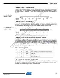 ATTINY2313V-10SI Datasheet Page 19