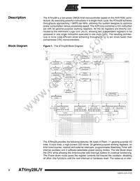 ATTINY28V-1MI Datasheet Page 2