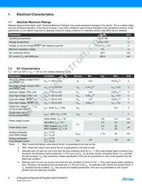 ATTINY44V-15MT Datasheet Page 2